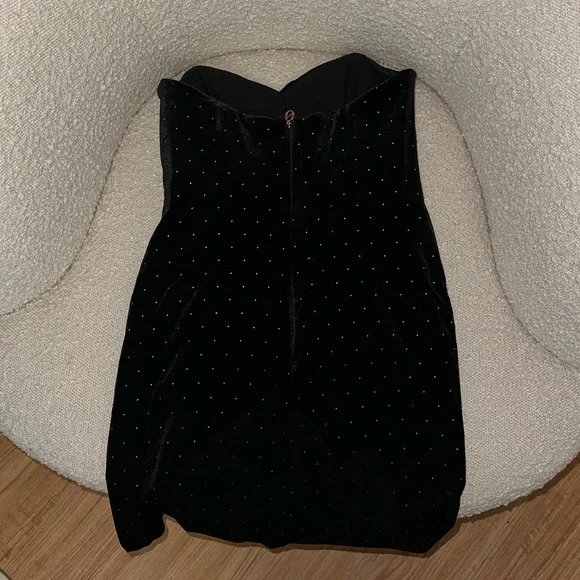 Nookie black velvet mini dress - Picture 3 of 6